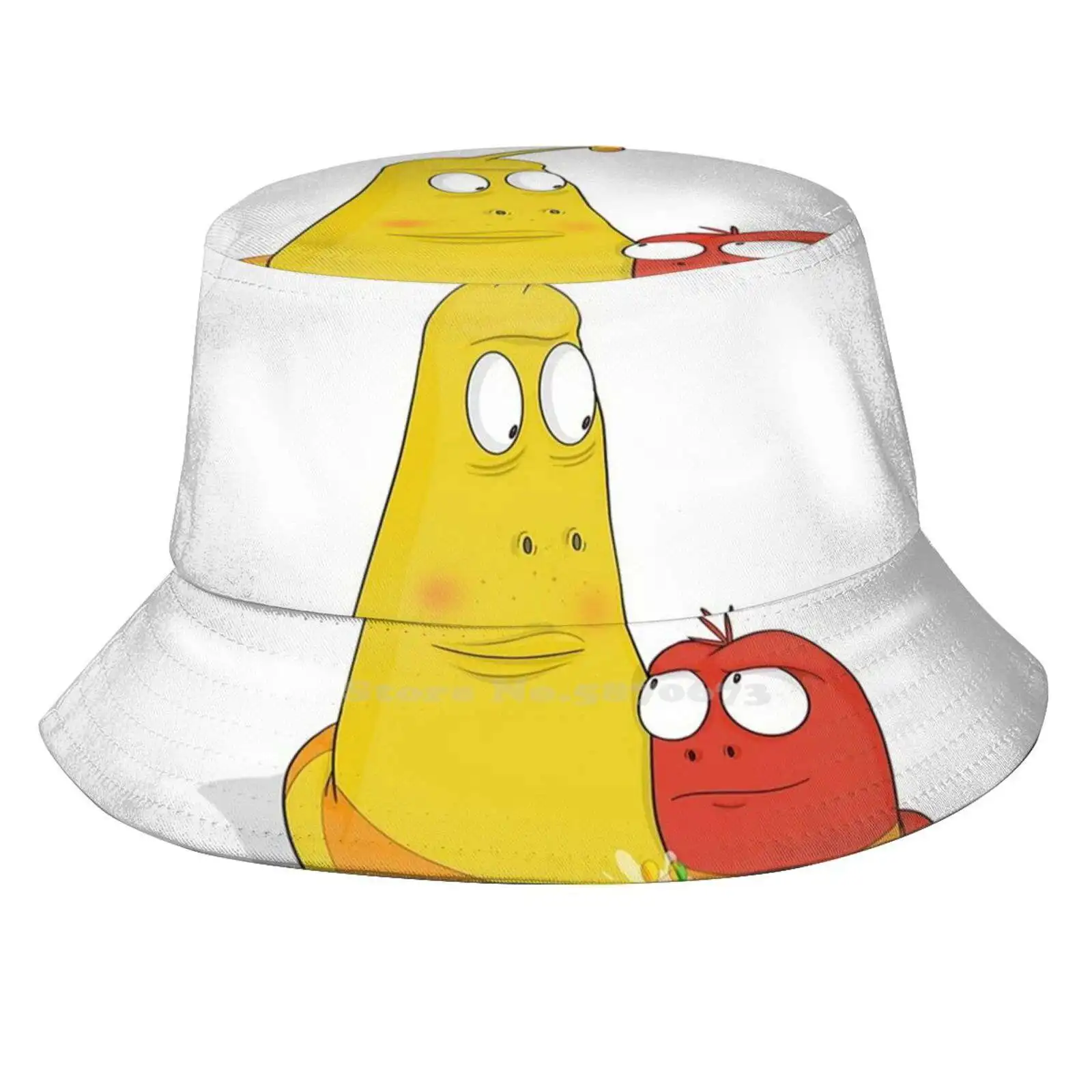 Fourlarp Red Yellow Larva Also Known As Larvae Tv 2020 Unisex Fisherman Hats Cap Animation Cartoon 2021 Kids Cover Series