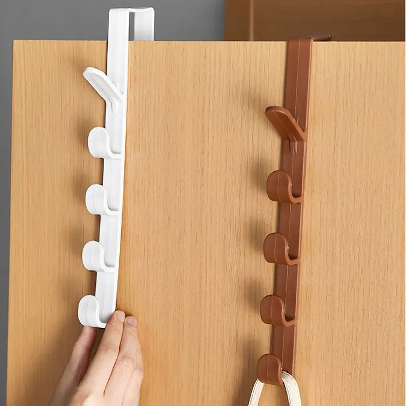 Bedroom Door Hanger Clothes Hanging Rack Hooks Purse Holder Bags Rails Hangers Organizers Storage Hook Coat