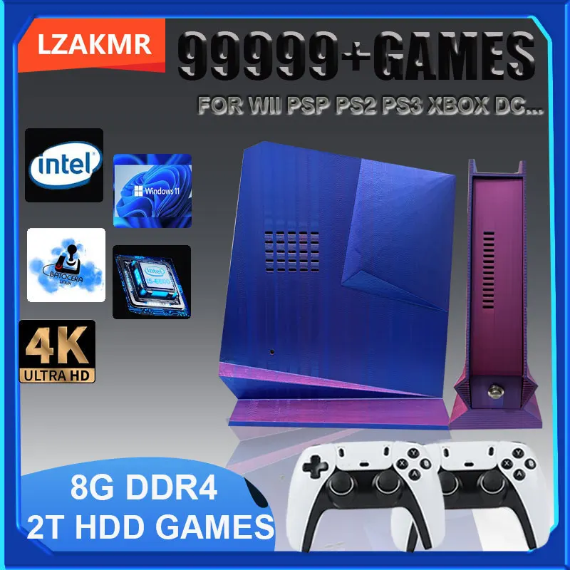 New I5-6600 Dual System G3 Retro Game Box 99999+GAME Windows 11