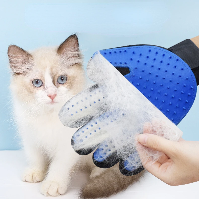 

Silicone Pet Grooming Glove for Cats Hair Brush Comb Cleaning Deshedding Pets Products for Cat Dog Removal Hairbrush for Animals