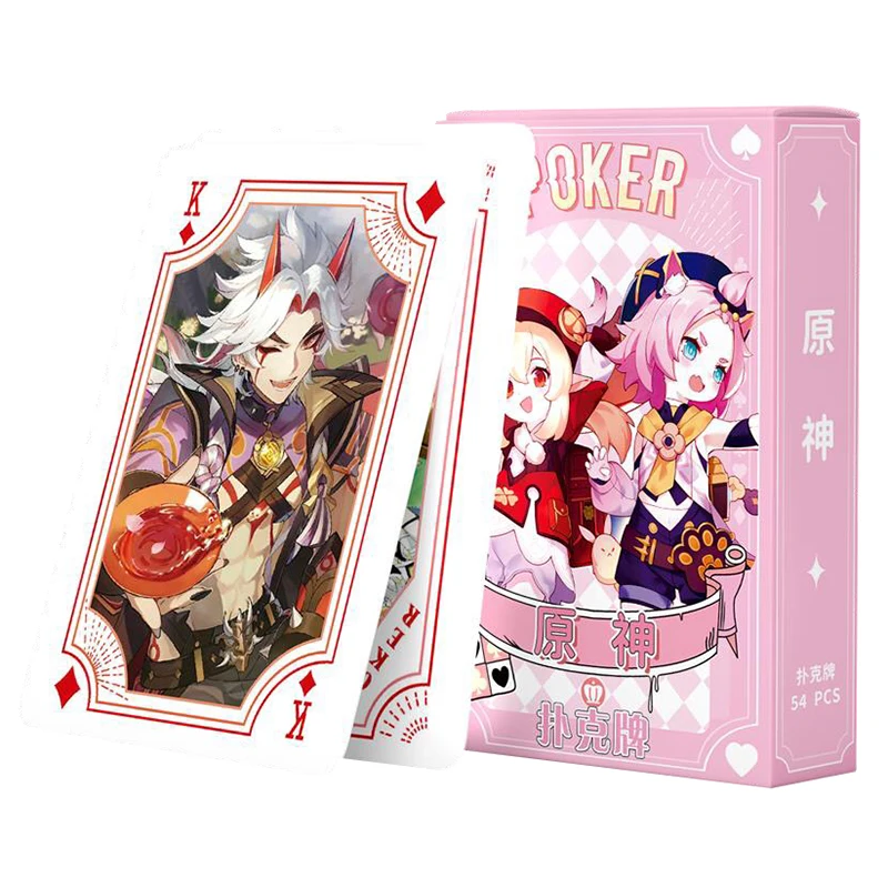 Jeu de carte,Dessin animé créatif Anime cartes à jouer jeu de société  partie rassemblement rose carte de Poker en gros et livraison - Cdiscount  Jeux - Jouets