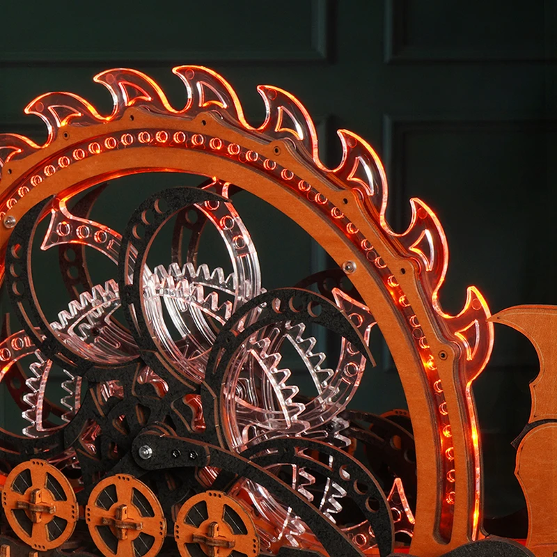 Robotime Rokr Viking Dargon Ship Kit Explore Mysteries Of Ancient Ship Mechanical Gear Kit for Men Women Teens - Image 5