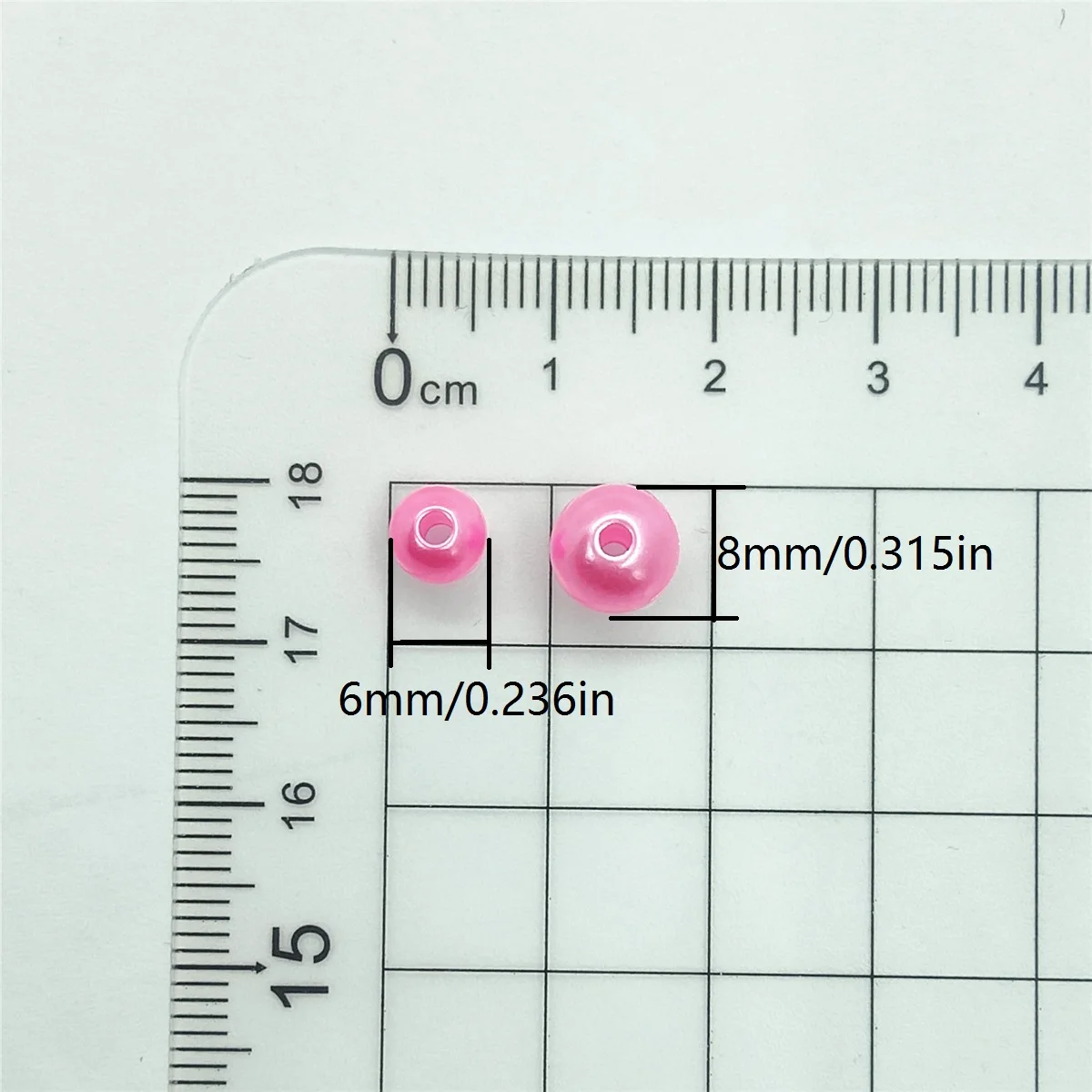 500g/Pack 6mm/8mm Acrylic Round Imitation Pearls Beads For Necklace Bracelet Earrings Spacer Pendant DIY Jewelry Makings