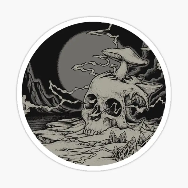 

Lost Voyager Sticker for Laptop Decor Bedroom Car Cute Cartoon Art Fashionable Public Suitcase