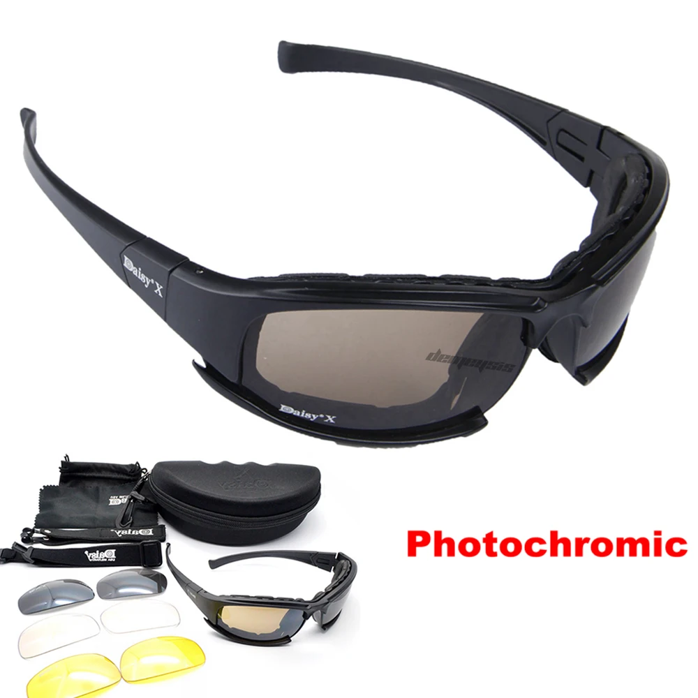 Gafas de sol militares polarizadas para hombre, lentes de sol militares, gafas de Airsoft deportes al aire senderismo, fotocromáticas AliExpress Deportes y entretenimiento