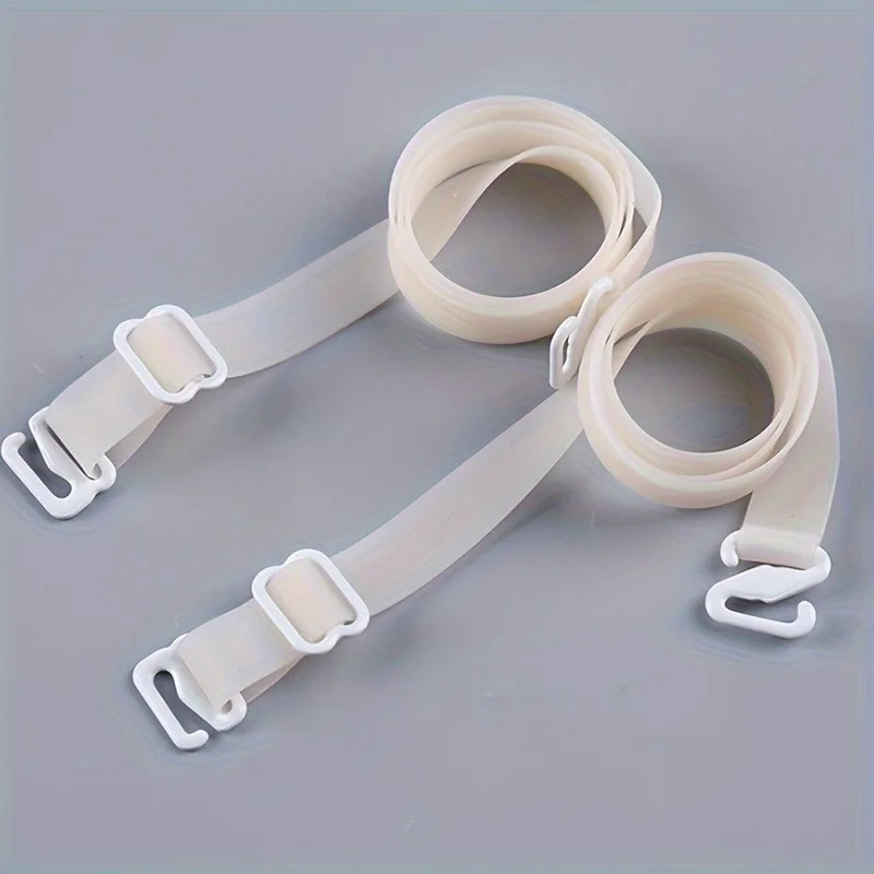 Silicone Bra Straps for Women - Transparent & Stylish Underwear Accessories