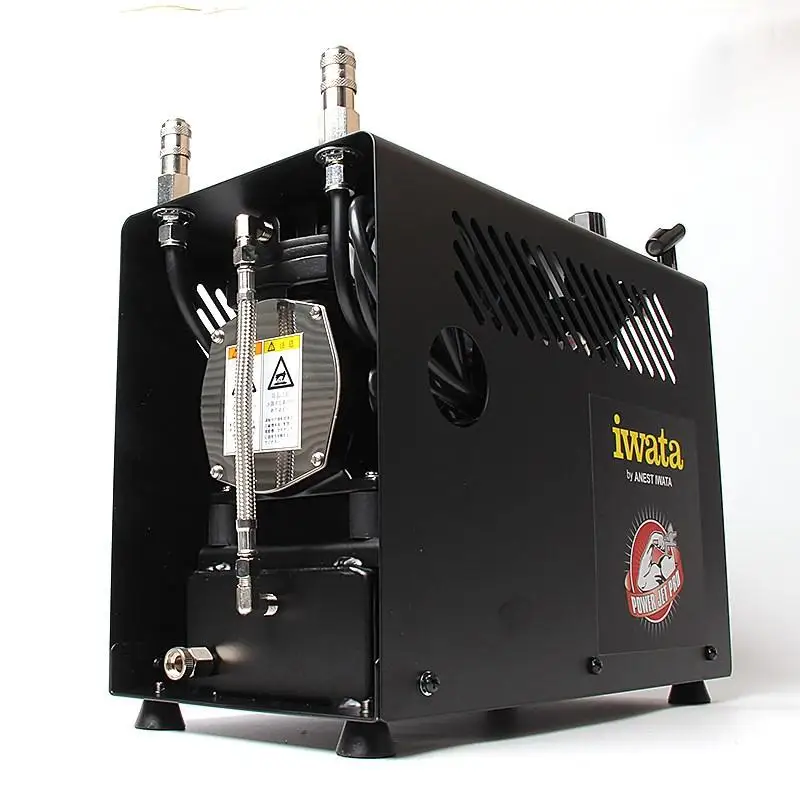 Iwata Is-925sh Power Jet Lite Oil-free Mini Air Compressor For