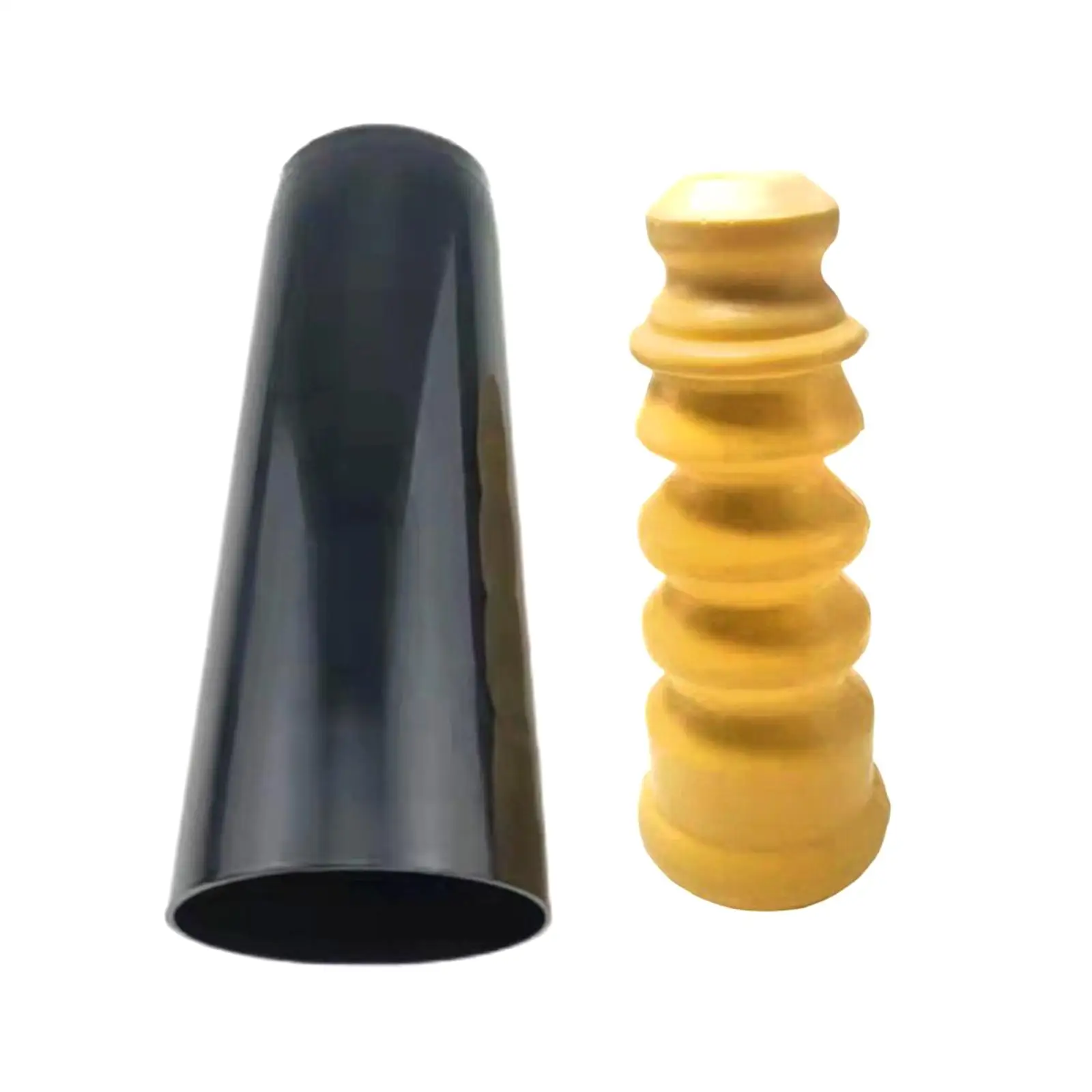 Rear Shock Bumper Stop with Dust Cover Rubber 1J0512131B 1J0513425A 1305638 for VW Golf Jetta MK4 Easy Installation Replace