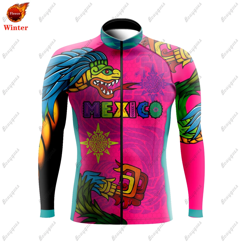 thumbnail image 1 of Conjunto de maillot de ciclismo profesional de Nuevo México 2022, ropa de ciclismo de montaña de manga larga, ropa transpirable para bicicleta de montaña para hombre, 1 of 5