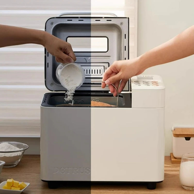 220V Home Bread Maker Multi-function Automatic Harmonising and Fermenting Breakfast Toast Bun Kneading Machine