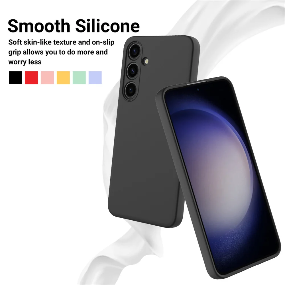 Premium Liquid Silicone Soft Phone Cover - Enhanced Protection & Sleek Design