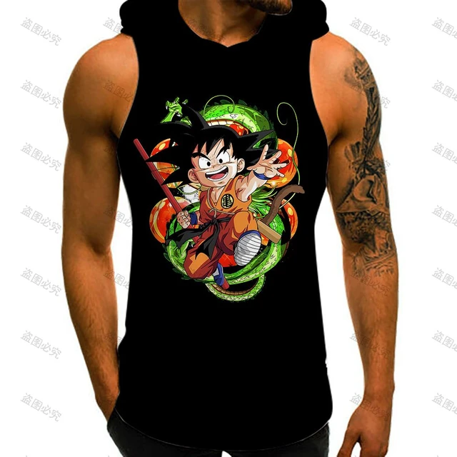 Mission inflation vækstdvale Clothing Man Dragon Ball Tank | Dragon Ball Tank Top Vegeta - Ball Z Anime  Men's - Aliexpress