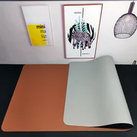 40X80CM Office Computer Desk Protector Mat Doule Side PVC Leather Anti-Slip Table Mouse Keyboard Pad 1