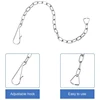 1Pcs Stainless Steel Toilet Flapper Lift Chain 25cm Length Toilet Handle Chain Replacement for Repairing Toilets or Water Tanks 1