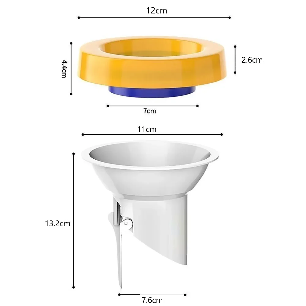 Toilet Flange Ring Closestool Drain Pipe Floor Outlet Spill Sealing Toilet for 90mm-110mm Sewage Outlet Bathroom Hardware