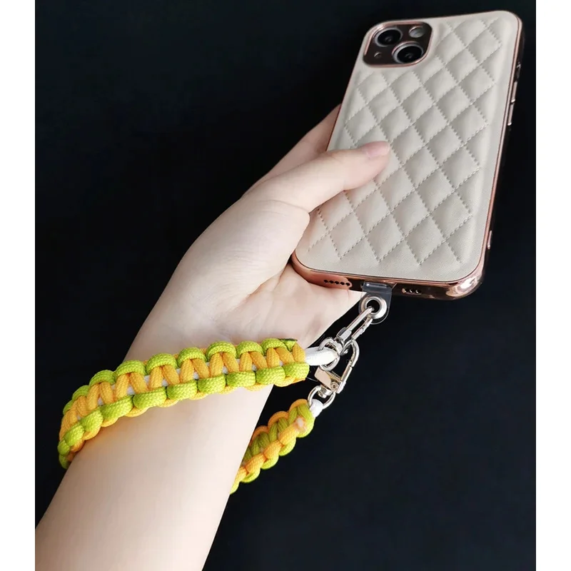 5/10/20/30pcs 투명한 Protable Anti-Fall Clear Phone Lanyard 카드 교체 가능 유연한 테더 폰 케이스 Pandent Gasket