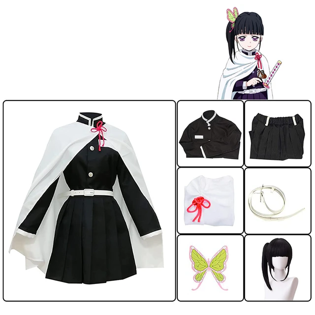 Anime Demon Slayer Cosplay Costume Kimetsu No Yaiba Kanao Tsuyuri Kanawo  Kimono Outfit Women Halloween Costumes - AliExpress