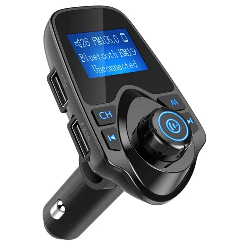 T11 Wireless Lcd Screen Car Bluetooth Fm Transmitter Mp3 Player