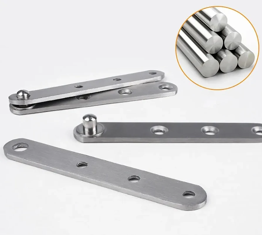 Stainless Steel Doors Hinges 360 Degree Rotating Shaft Concealed Cabinet Hinge
