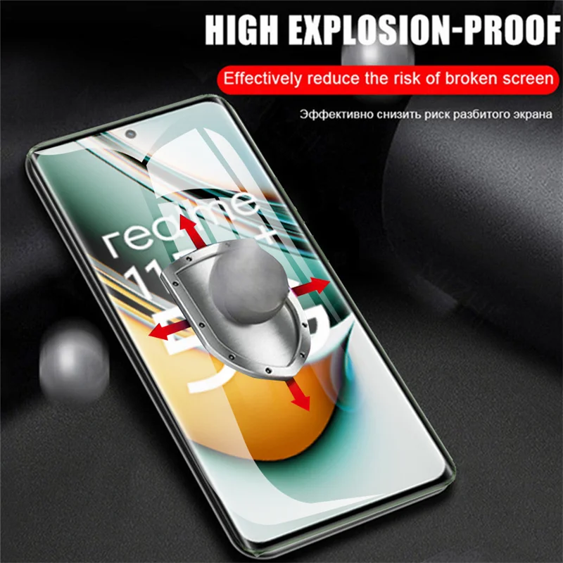 realme 11 pro Hydrogel Film For realme 10 pro plus Screen Protector Realme 9i 8i 8 9 pro plus protector hidrogel For realmi 10 Clear lamina hidrogel realme11 Accessories Not Glass realme 11 pro plus