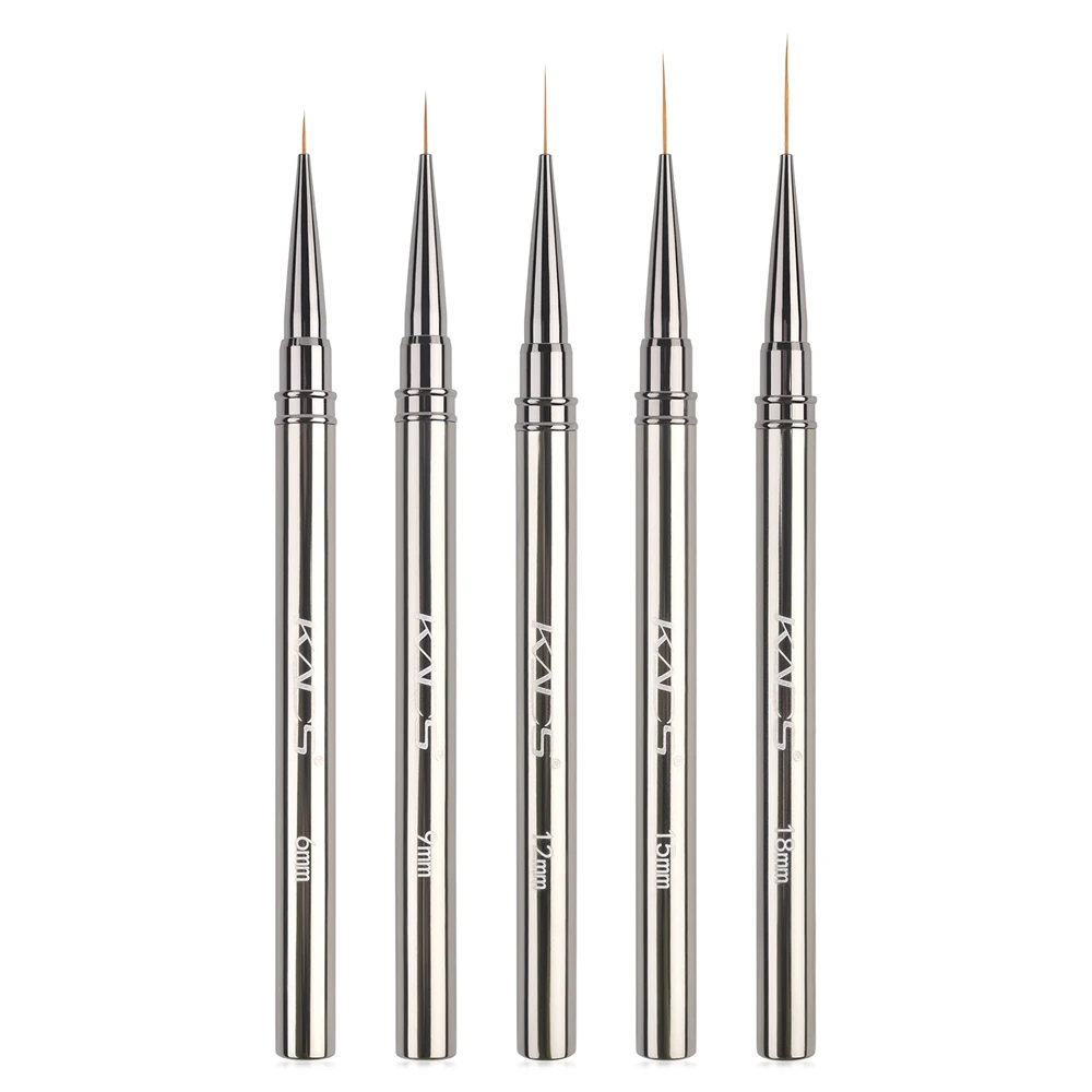 

KADS Nail Art Liner Brushes Hand Painted Brush Acrylic UV Gel Colours Paints Builder Drawing Pen DIY Manicure Design Accessories