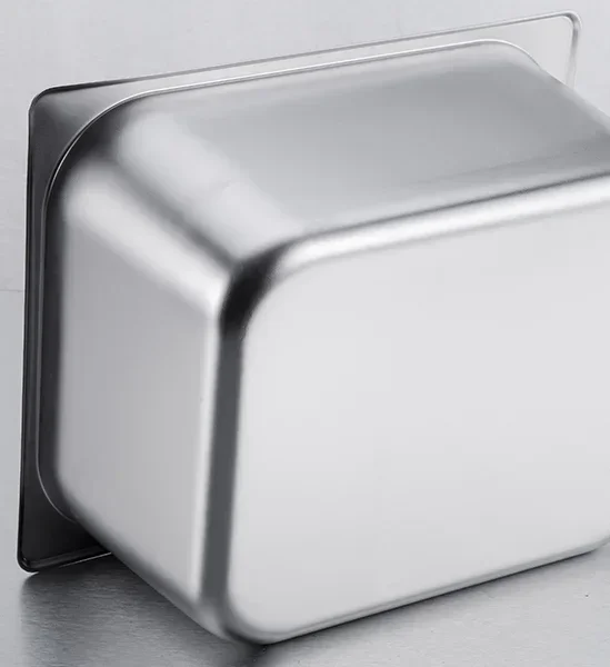 Square Basin Rectangle tray basin with lid stainless steel basin GN Pan Stainless Steel Food pan Chafing Buffet restaurant milk tea shop seasoning box