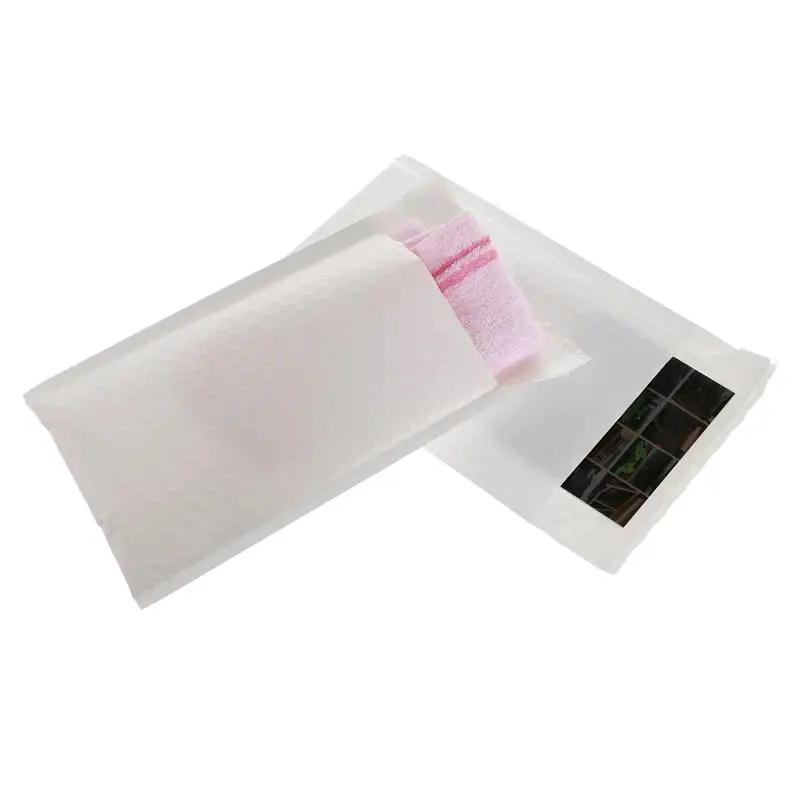 White 100pcs 18x23cm Bubble Mailers Poly Padded Mailing Packaging Self Seal Foam Envelope Bags Shipping Gift for Envelopes Bag