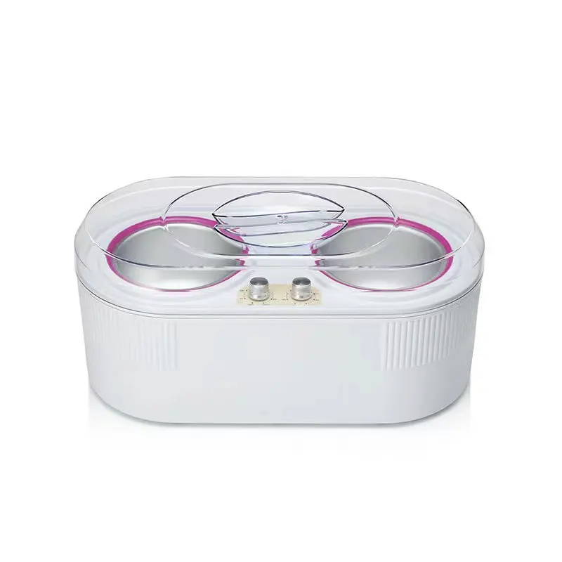 New Upgrade Stainless Steel Steamer 22 Cm 300w Large Capacity White Double Oven Wax Heater Pot for Beauty Salon
