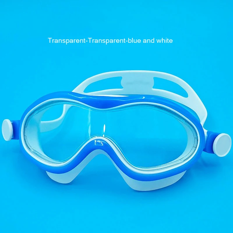 Children's swimming goggles Macaron PC anti fog swimming goggles waterproof large frame goggles 5
