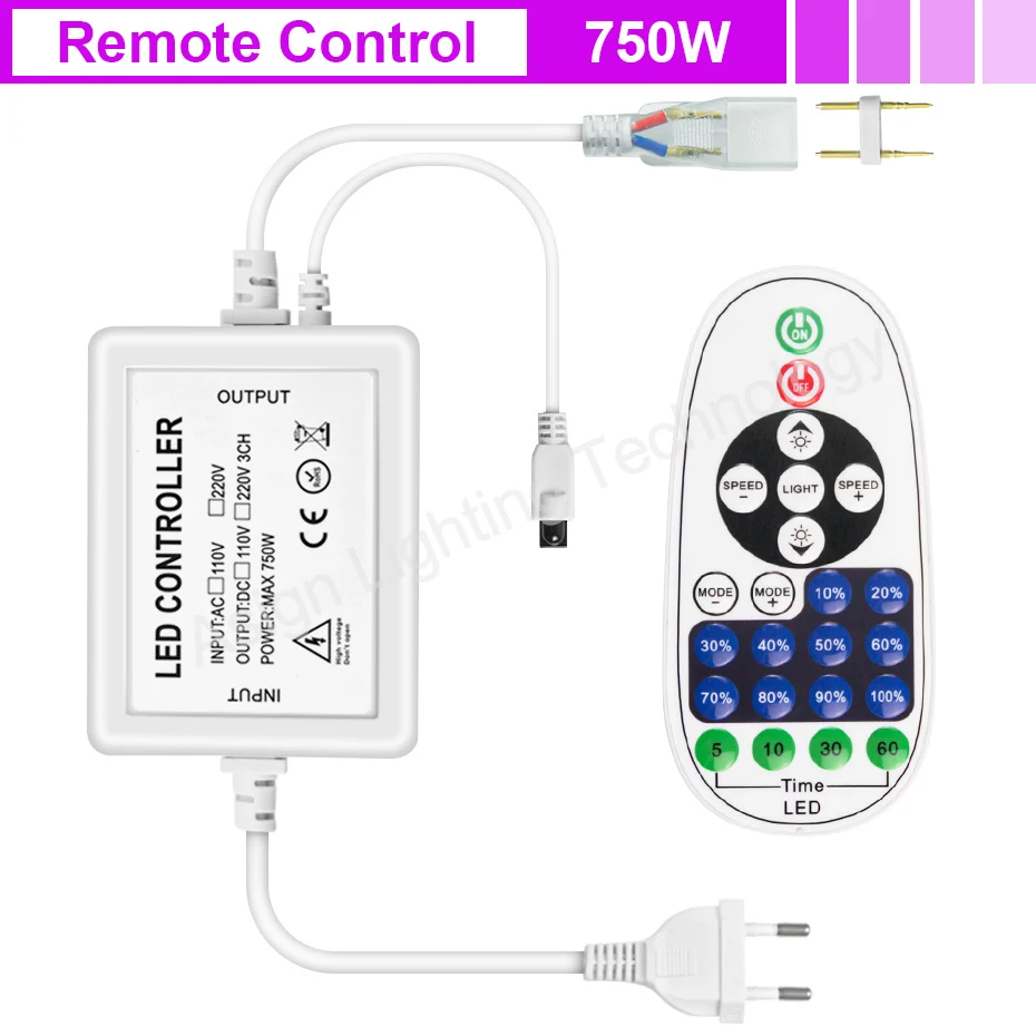 LED ׿ Ʈ  Ʈѷ, 5050 ܻ ׿ Ʈ, , , , 2 , 23 Ű, IR  750W, 1500W, AC 220V