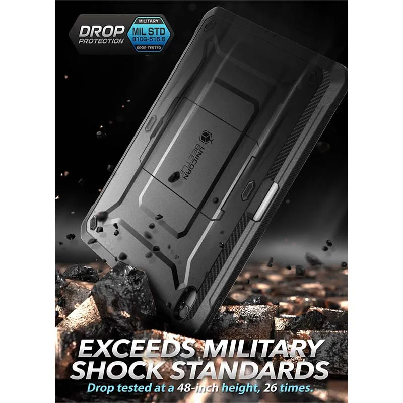 SUPCASE UB PRO용 케이스, 스크린 보호대 및 킥스탠드 보호 케이스 내장, iPad 10 세대, 10.9 인치 (2022 릴리스)