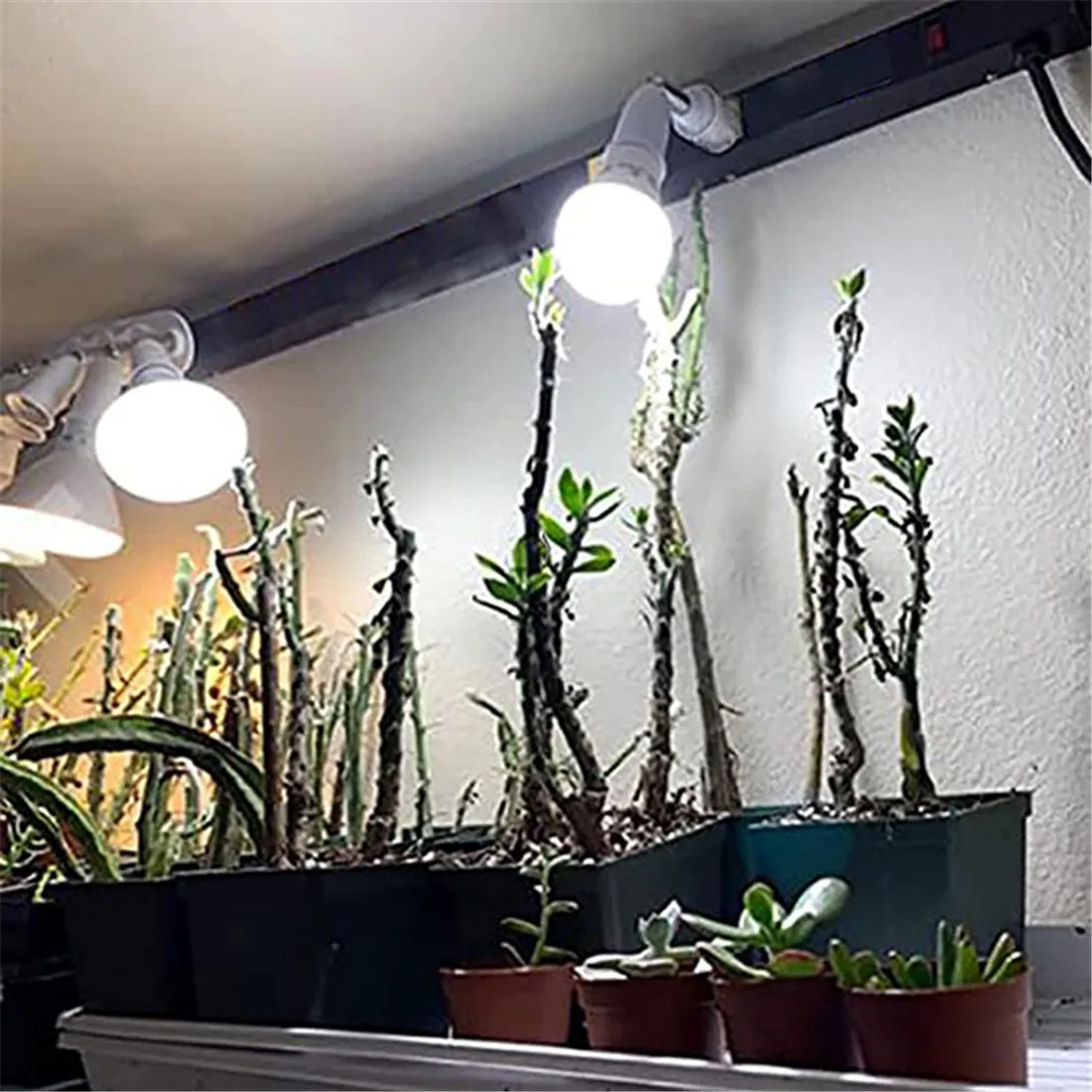 Black White Adjustable E27 Ceiling Track Lights Dimmable LED Track Lighting Fixture for Accent Task Wall Art Exhibition Lighting 6