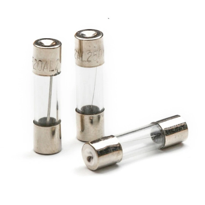 Fast-blow Glass Tube Fuses 5*20 Household Fuses Car Glass Tube Assorted Kit 5X20 Box Fusiveis 0.1A-30A 100Pcs