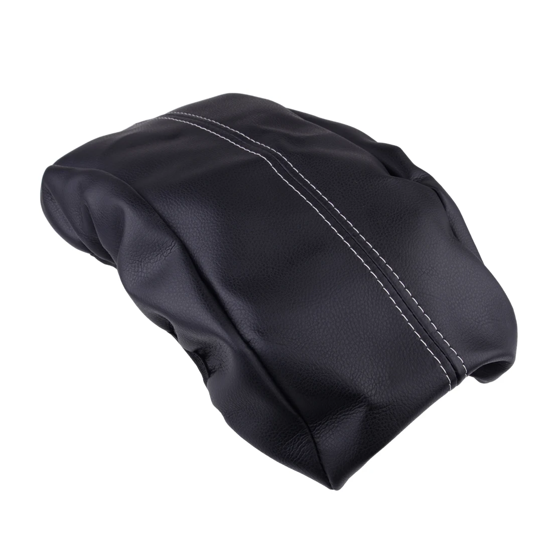 

Черная с серой строчкой из микрофибры, кожаная Автомобильная центральная консоль, подлокотник, чехол для подушки, подходит для Nissan Altima 2019-2022