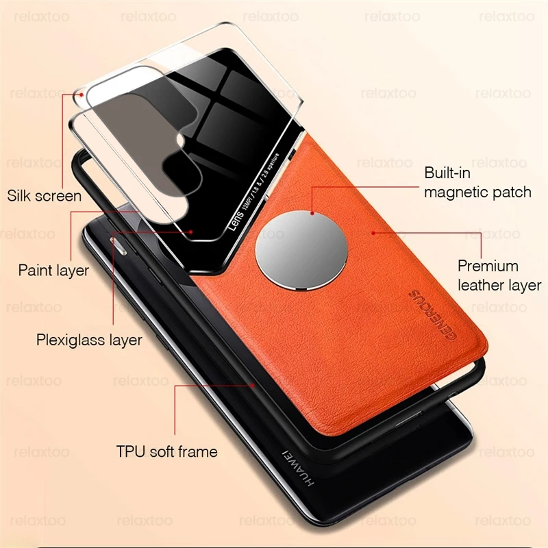 Shockproof Magnetic Holder Phone Case with Enhanced Protection
