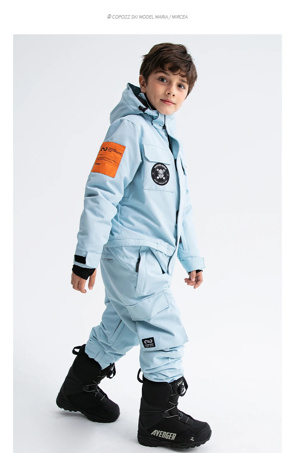 Kids ski jumpsuit