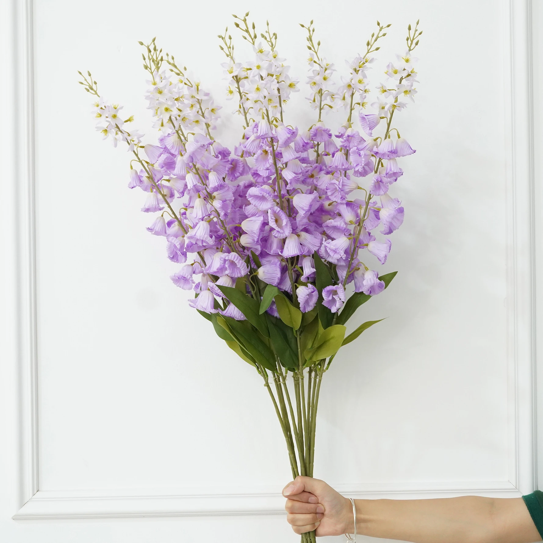 Chuxin Purple Bellflower Artificial Flower for Weddings and Home Decor