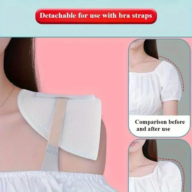우아한 스포츠 테마 어깨 패드 3쌍 여성용 드레스용 부드럽고 통기성이 좋은 두꺼운 스폰지 패드 다목적