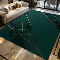 Nordic High-end Living Room Decoration Green Carpet Luxury Bedroom Non-Slip Floor Mat Customizable Kitchen Balcony Area Rugs 1