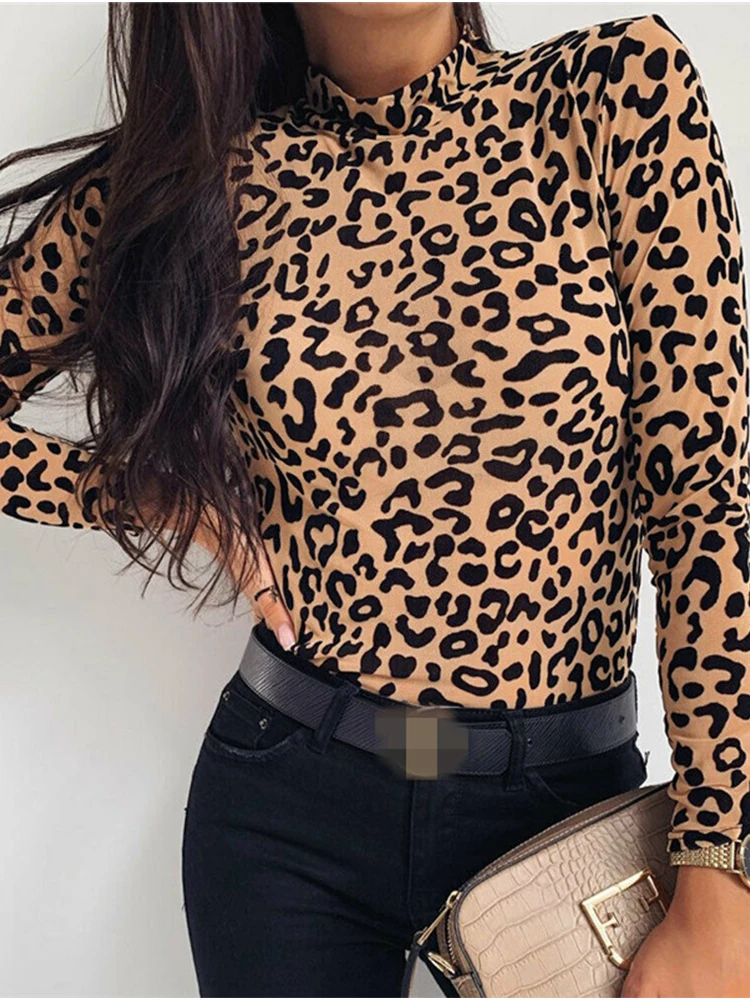 Hortensia® | Women'S Blouse With Leopard Print And Casual Waist