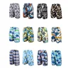 New Men's Summer Swim Shorts Plus Size For Men Flower Printed Beach Shorts gym Short Pants Swimming Surfing Borad Shorts 6