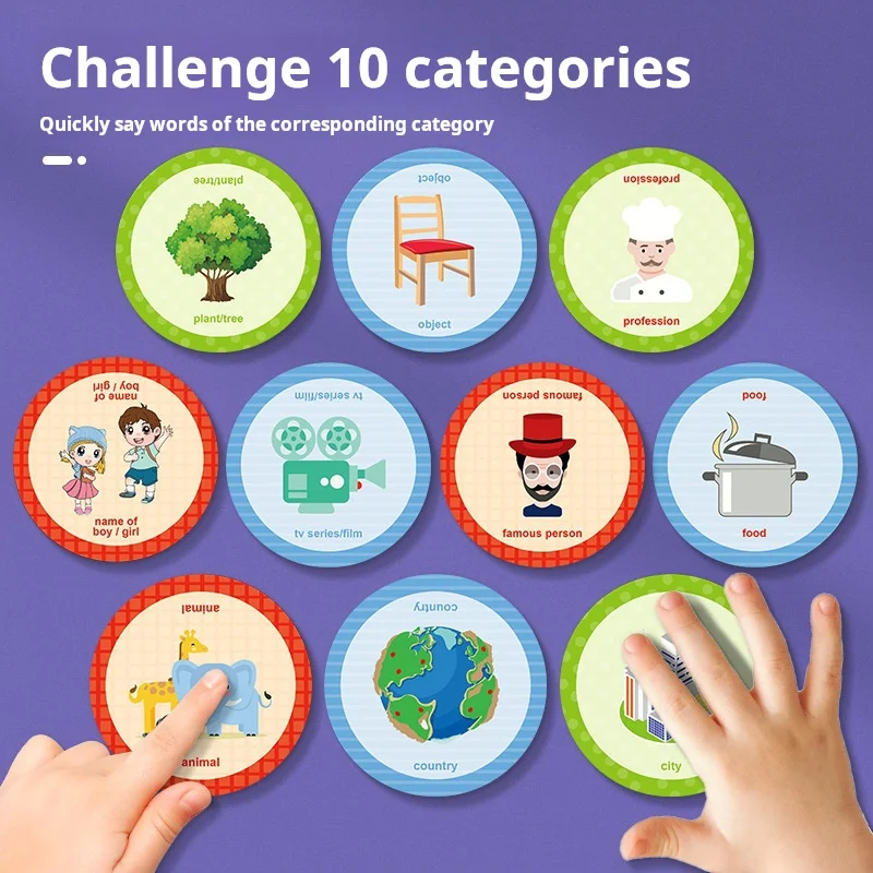 Children's toys spell English word game card quickly say words interactive board game English literacy card educational learning toy,alphabet educational toys