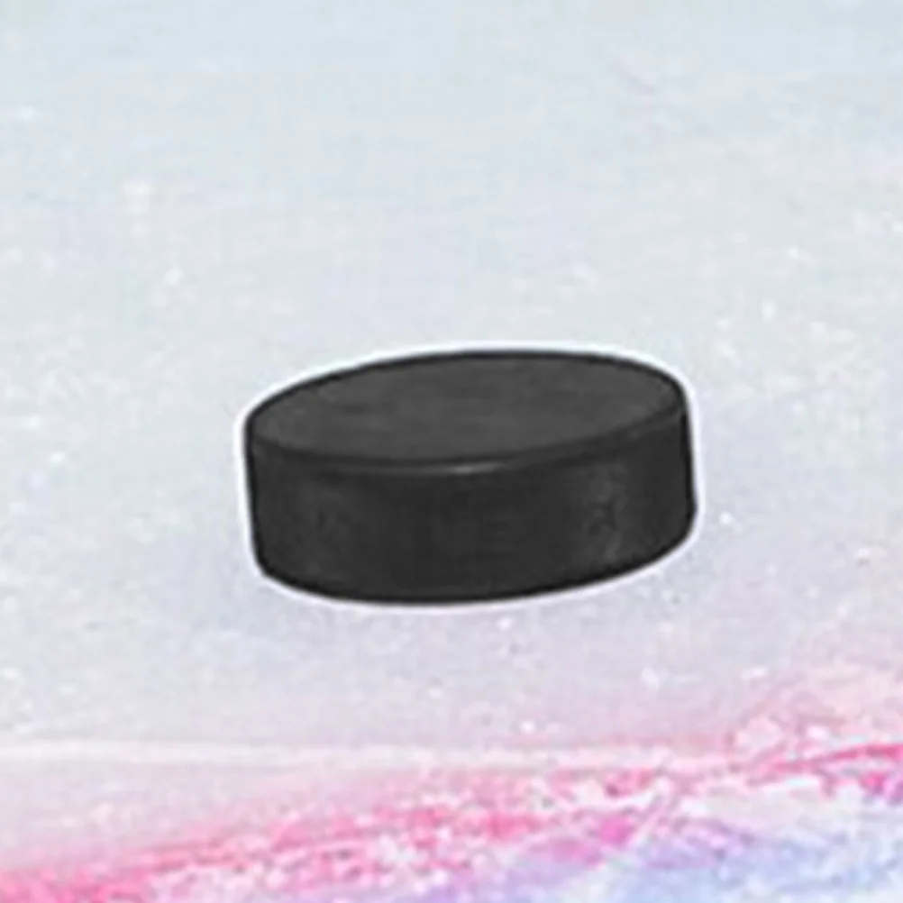 2 Pcs Black Training Ice Hockey Ball Roller Skating Field Hockey Supplies Game Team Sports Indoor Small