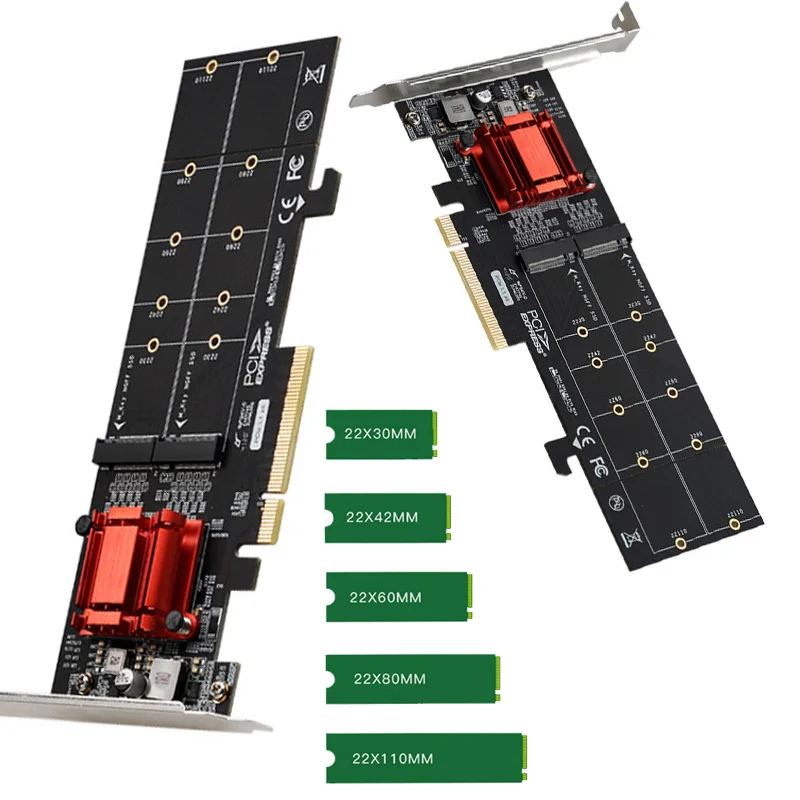 

Для настольного компьютера PCI E Sata карта контроллер 2 Гбит/с удлинитель PCIe преобразователь Райзер карта игры PCIE dual M.2 Расширенный адаптер высокая скорость