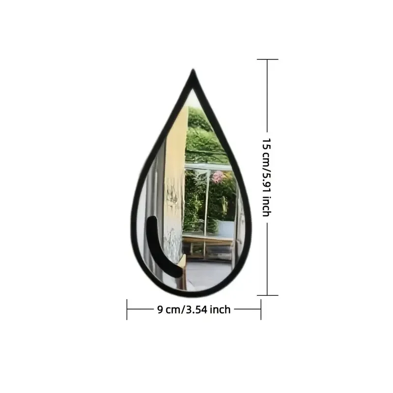 Drop Acrylic Mirror Wall Stickers 2