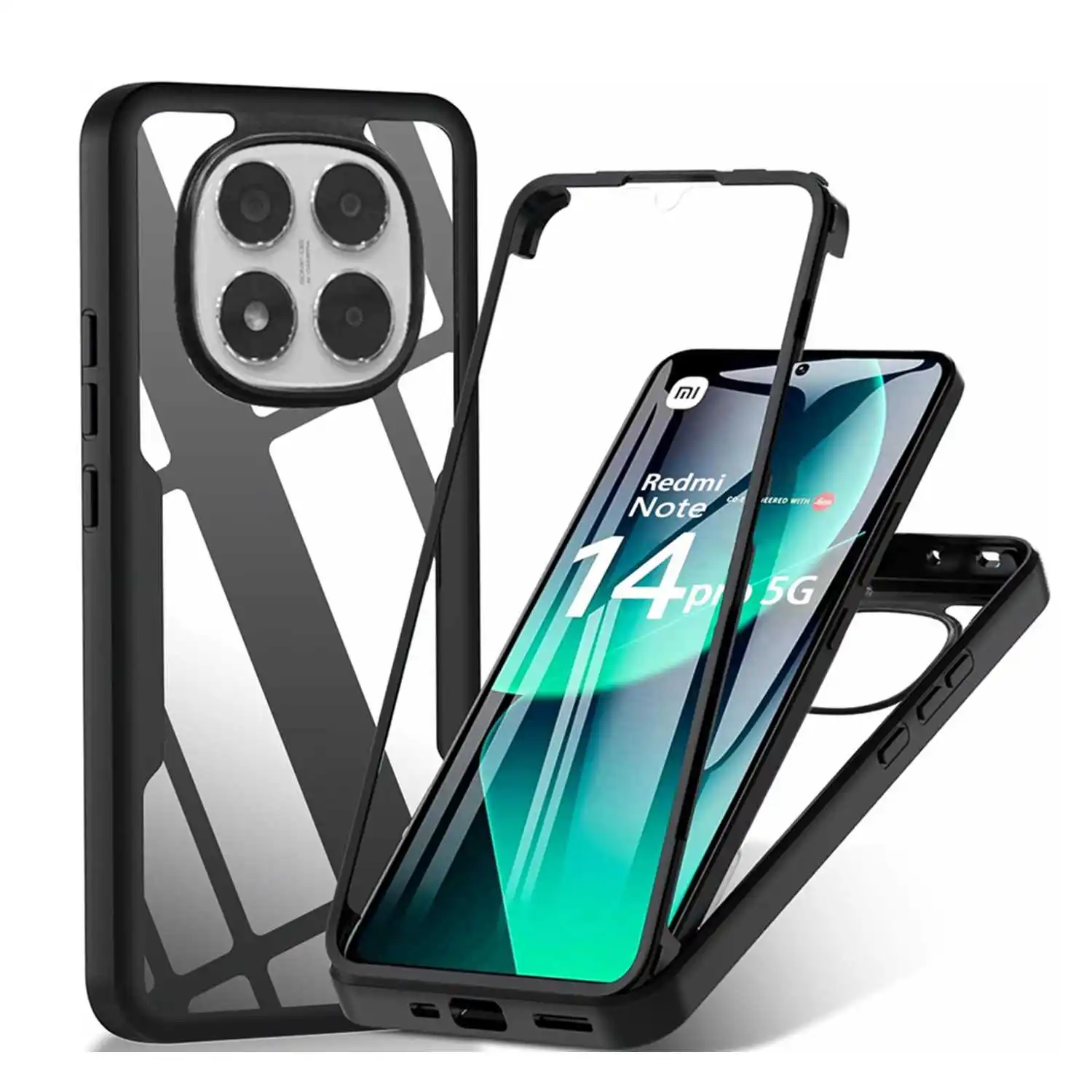 Durable 360° Full Body Case with Built-in Screen Protector Cover
