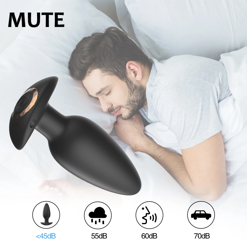 Plug Anal Vibração De Impacto Magnética Controle Remoto