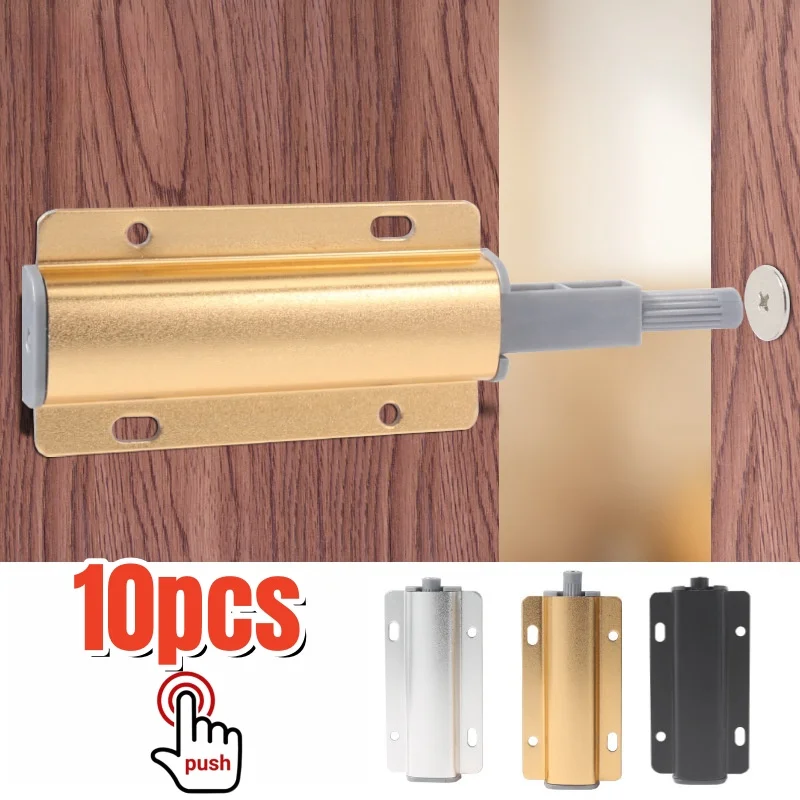 5/10pcs Push To Open System Damper er Magnetic Cabinet Door Catches For Home Kitchen Furniture Hardware Home Accessories
