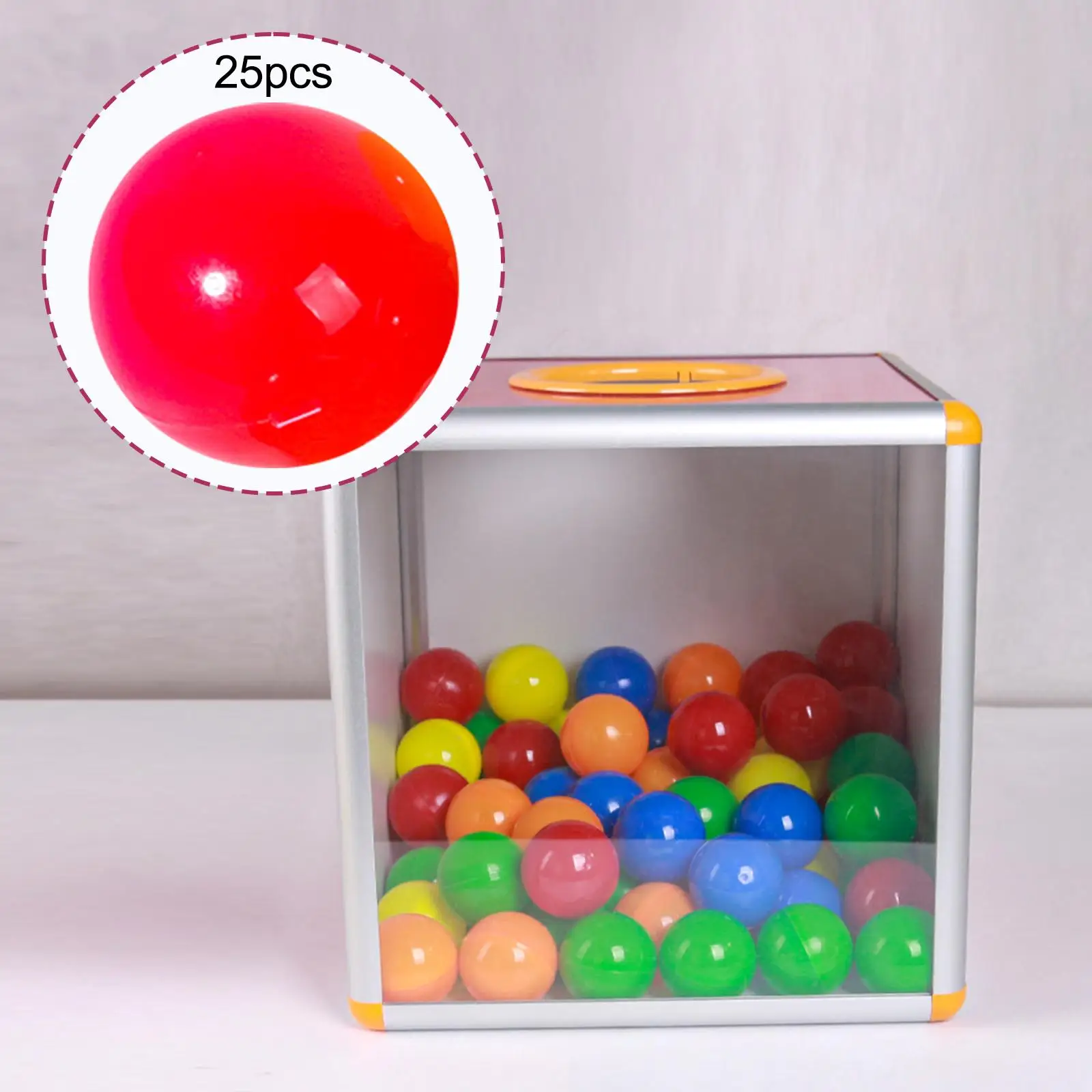 25x Bingo Ball Durable Replacement Fitments Lottery Balls Raffle Balls for Entertainment Market Traveling Household Camping