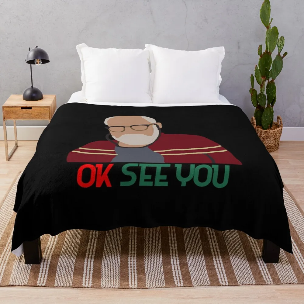 

Удобные футболки Uppa - Kim с надписью Ok See You, подарок для фанатов, мужское и женское одеяло, большие одеяла